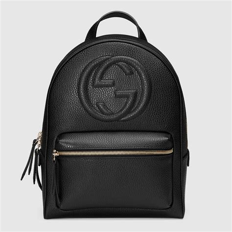 gucci black chain backpack|black Gucci backpack vintage.